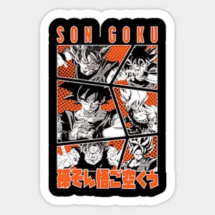 dragon ball goku Sticker